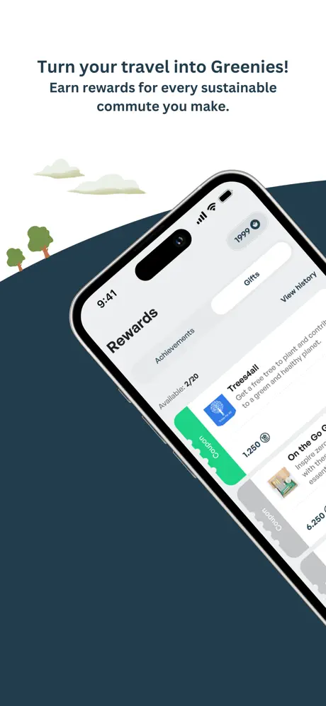 Emito points and achievements view