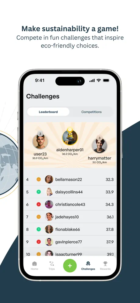 Emito commute tracking interface